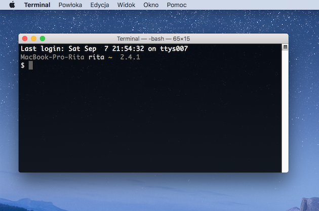 Terminal Mac
